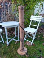 Boomstam lampenvoet, Ophalen, Gebruikt, Hout, 100 tot 150 cm