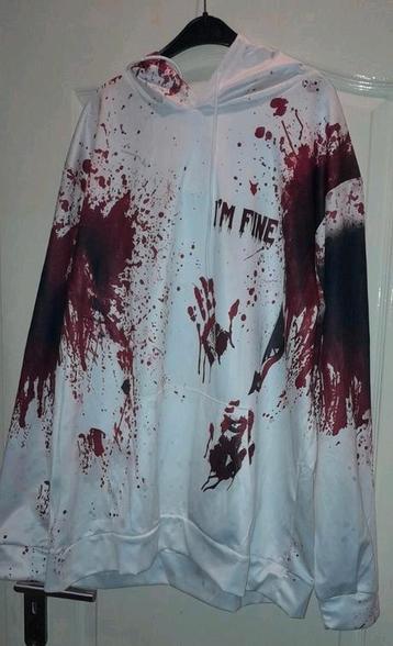 Halloween Hoodie - XXL & XL - Polyester beschikbaar voor biedingen
