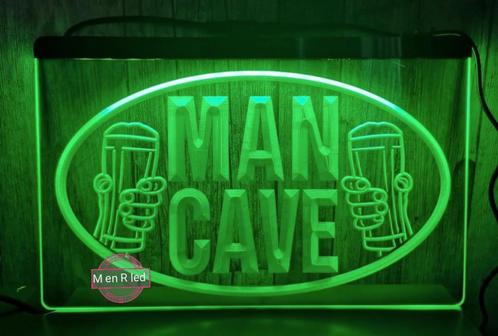 MANCAVE 3D Ledverlichting lamp lichtbak, Verzamelen, Merken en Reclamevoorwerpen, Nieuw, Lichtbak of (neon) lamp, Ophalen of Verzenden