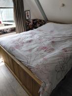 Prachtig steigerhouten bed, Huis en Inrichting, Slaapkamer | Complete slaapkamers, Ophalen, Zo goed als nieuw, Tweepersoons
