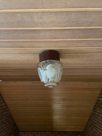 Vintage/retro plafondlamp  beschikbaar voor biedingen