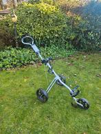 Golftrolley fastfold. 3 wielen., Ophalen, Gebruikt, Golfkar