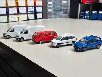 Herpa 5x busjes en autos MAN VW Opel incompleet beschikbaar voor biedingen