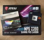 Intel i9-9900k - 32GB DDR4 CL14 - MPG Z390 Gaming Pro Carbon, Computers en Software, Moederborden, Ophalen of Verzenden, Zo goed als nieuw