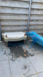 Zand- en watertafel met deksel en parasol, Ophalen, Gebruikt