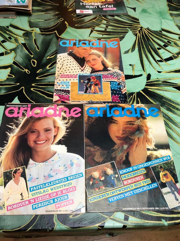 Ariadne tijdschriften 1980 - Januari, Mei, September, Boeken, Tijdschriften en Kranten, Gelezen, Damesbladen, Ophalen of Verzenden