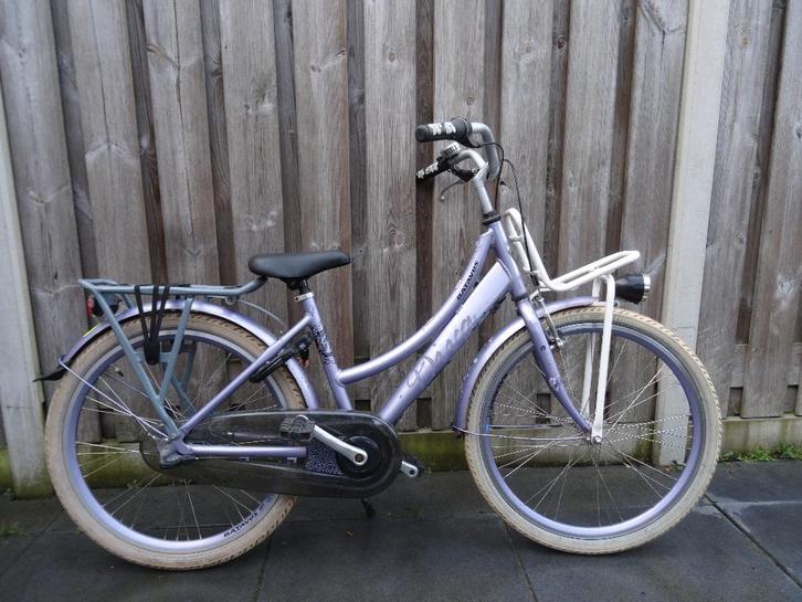 Batavus Diva 24 inch Transport Meisjesfiets – Lila, Fietsen en Brommers, Fietsen | Meisjes, Gebruikt, 24 inch, Handrem, Versnellingen