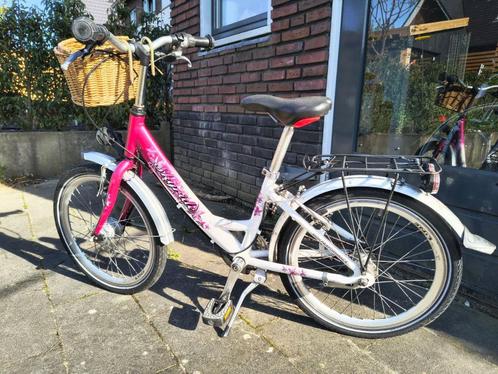 Puky Skyride 20 inch meisjesfiets met mandje, Fietsen en Brommers, Fietsen | Meisjes, Gebruikt, 20 inch, Handrem, Versnellingen