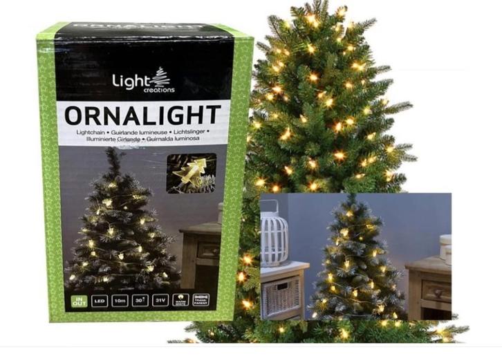 Ornalight kerstboomlampjes LED 10m warm wit NIEUW, Diversen, Kerst, Nieuw, Ophalen of Verzenden