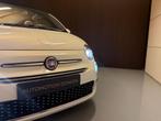 Fiat 500C 0.9 80pk Turbo Twinair 2017 1ste eigenaar, Cabriolet, Leder en Stof, Wit, Origineel Nederlands
