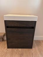Wc meubel, was tafel nieuw, Huis en Inrichting, Ophalen, Zo goed als nieuw, Minder dan 100 cm, Wasbak of Wastafel