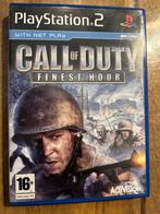 PlayStation 2 - Call of Duty Finest Hour, Ophalen of Verzenden, Zo goed als nieuw, Shooter, Vanaf 18 jaar