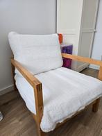 IKEA houten teddy stoel, Huis en Inrichting, Banken | Sofa's en Chaises Longues, Ophalen, Zo goed als nieuw, Stof