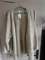 H&M goudkleurig glitter oversized vest mt xl, H&M, Overige kleuren, Maat 46/48 (XL) of groter, Nieuw