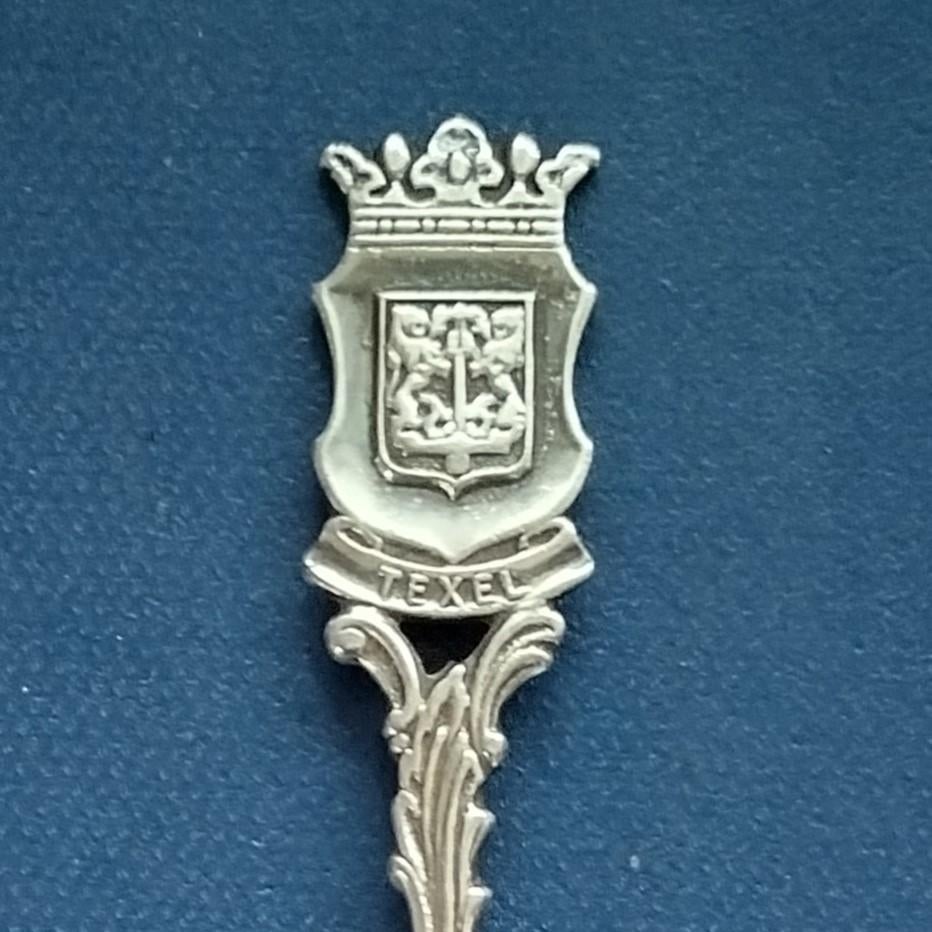 verzilverd lepeltje Texel (Gero 90), Antiek en Kunst, Ophalen of Verzenden