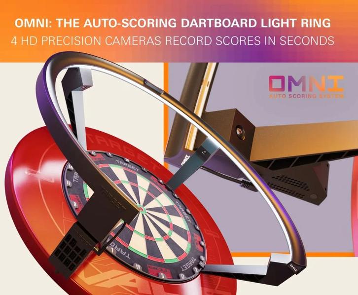 Target Omni Auto Scoring system, Sport en Fitness, Darts, Nieuw, Dartbord, Ophalen of Verzenden