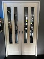 Schuifdeuren glas in lood, Doe-het-zelf en Verbouw, Deuren en Horren, Ophalen, Minder dan 80 cm, 215 cm of meer, Binnendeur