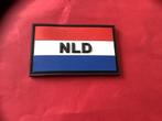 Badge van de NLD met klittenband, Ophalen of Verzenden, Landmacht, Nederland, Embleem of Badge