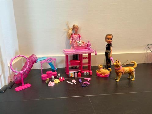 Barbie en haar hondsdolheid kliniek, Kinderen en Baby's, Speelgoed | Poppen, Gebruikt, Barbie, Ophalen of Verzenden