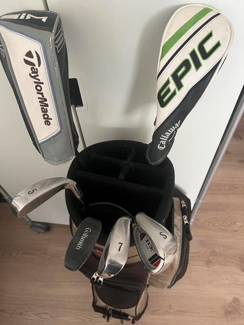 Linkshandige golfset met tas., Sport en Fitness, Golf, Gebruikt, Set, Callaway, Ophalen