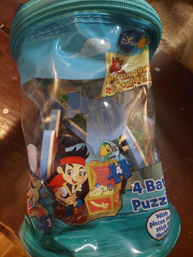 Jake & de Piraten Badpuzzels - 4 stuks, Ophalen of Verzenden