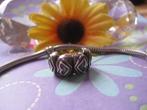 Pandora clip / stopper  790959 = rondom 4 x vrij GROOT hart, Pandora, Ophalen of Verzenden, Zo goed als nieuw, 1 bedel