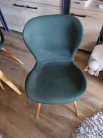 4 donkergroene 2 iets lichter groene stoelen, Huis en Inrichting, Stoelen, Ophalen of Verzenden