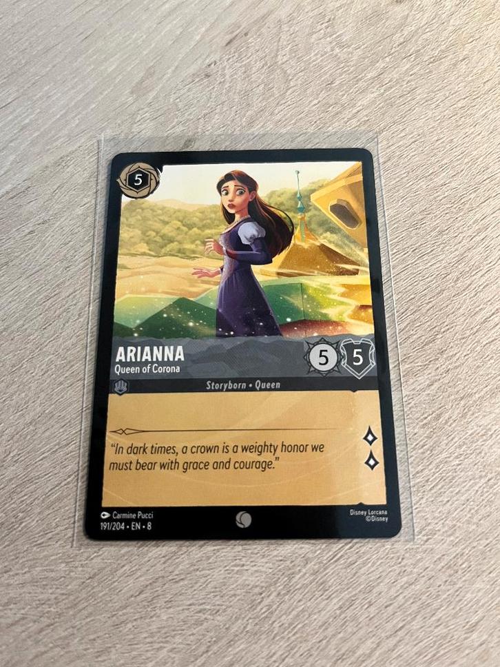 Arianna - Queen of Corona 191/204 | Reign of Jafar | Lorcana, Hobby en Vrije tijd, Verzamelkaartspellen | Overige, Nieuw, Losse kaart