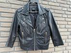 IBANA Kate Moss Leren Jas Maat 38, Kleding | Dames, Ophalen of Verzenden, Zo goed als nieuw, Maat 38/40 (M), Zwart