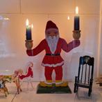 Kerstman Kabouter Kandelaar Zweeds, Ophalen of Verzenden, Gebruikt