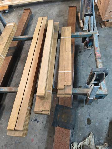 Eiken planken / parket veer-groef - ca 3,6m2 beschikbaar voor biedingen