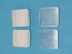 Plexiglas doosje vierkant 49x47x12 mm voor b.v. kralen, Kraal, Q, Q, Nieuw