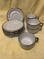 Pillivuyt France 5x kop & schotels / koffiekopjes, Antiek en Kunst, Ophalen