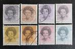 nvph 1238A - 1251A gestempeld Beatrix rolzegels 1981-1990, Postzegels en Munten, Postzegels | Nederland, Verzenden, Na 1940, Gestempeld