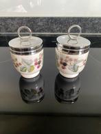 Royal Worcester Eierdopjes Bramenmotief Set van 2, Antiek en Kunst, Ophalen
