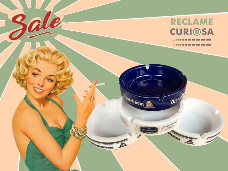 Reclame Asbakken Oranjeboom Bier, Verzamelen, Merken en Reclamevoorwerpen, Zo goed als nieuw, Overige typen, Ophalen of Verzenden