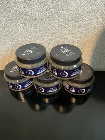 5x Taft Titane Styling Gel Sterkte 6 - Nieuw! beschikbaar voor biedingen