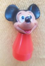Vintage Mickey Mouse poppetje 7 cm hoog Kopje van rubber, Verzamelen, Disney, Mickey Mouse, Ophalen of Verzenden, Zo goed als nieuw