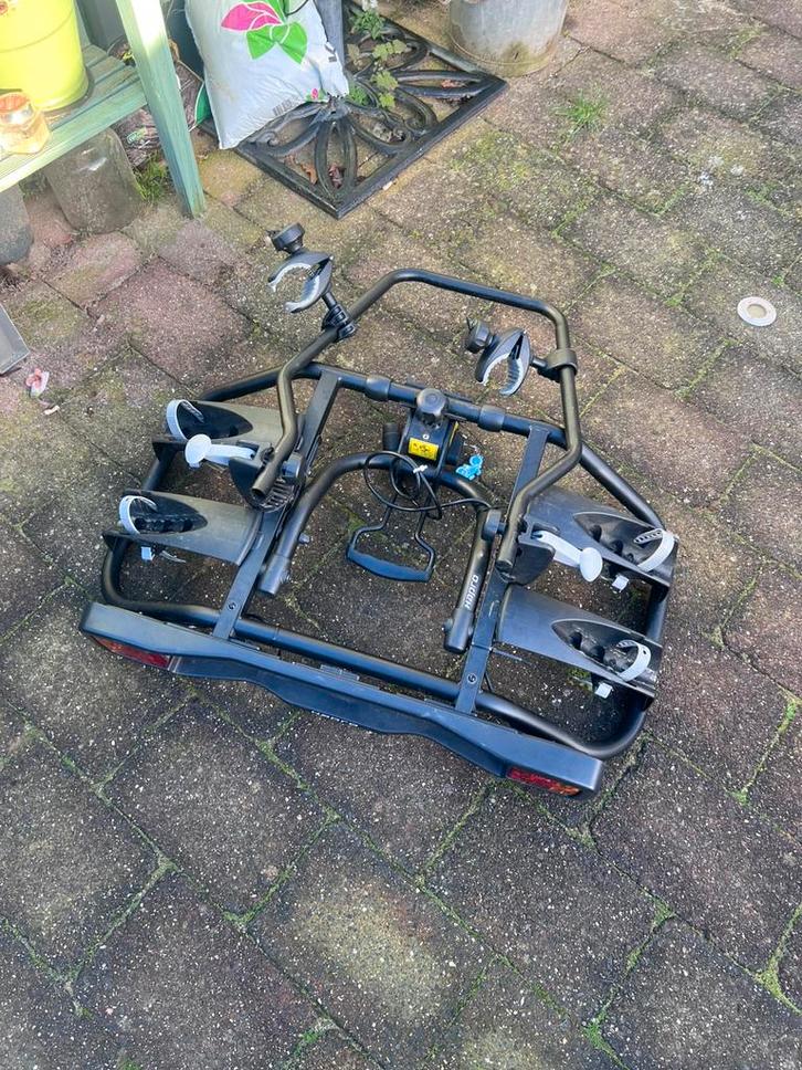 Hapro atlas 2 fietsendrager kantelbaar 2 elektrische fietsen, Auto diversen, Fietsendragers, Gebruikt, Trekhaakdrager, Ophalen