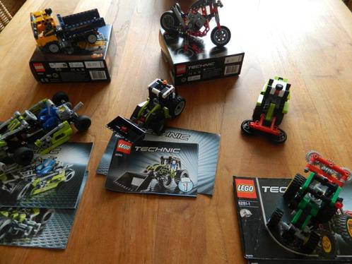 6x lego technic setjes ( compleet, los 5 samen 25 euro ), Kinderen en Baby's, Speelgoed | Duplo en Lego, Zo goed als nieuw, Lego