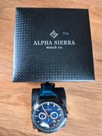 Alpha Sierra automatic, Overige merken, Leer, Staal, Polshorloge
