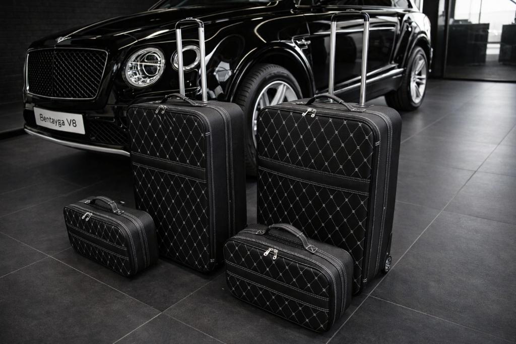 Roadsterbag kofferset / koffer Bentley Bentayga 2016-heden, Auto diversen, Auto-accessoires, Nieuw, Ophalen of Verzenden
