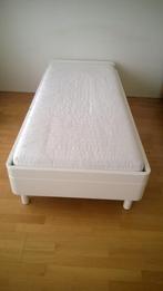Auping bed1-p handverstelbare bodem met ombouw, Huis en Inrichting, Slaapkamer | Bedden, Ophalen, 90 cm, Eenpersoons, Wit