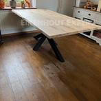 Eiken Boomstam Tafel Eettafel Massief Eikenhout Hout KORTING, Nieuw, Rechthoekig, Teakhout, Boomstam tafel