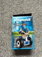 Playmobil set Politie agente met balans racer 6877, Ophalen of Verzenden, Zo goed als nieuw, Complete set