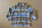 Fleece vest XL retro licht blauw met licht bruin, Ophalen of Verzenden, Gedragen, Maat 46/48 (XL) of groter, Blauw