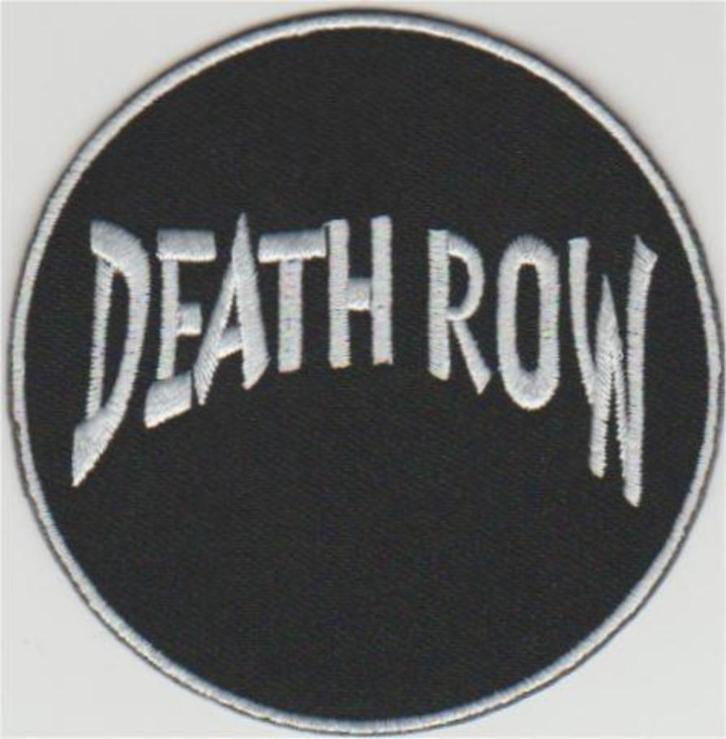 Death Row Records stoffen opstrijk patch embleem, Verzamelen, Muziek, Artiesten en Beroemdheden, Nieuw, Kleding, Ophalen of Verzenden