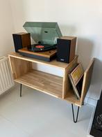 LP/Platenspeler meubel Eiken, Ophalen, Nieuw, Eikenhout, Minder dan 100 cm