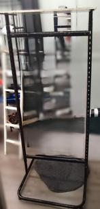 kledingrekken staand met verlengstangen + presentatieplanken, Ophalen, Gebruikt