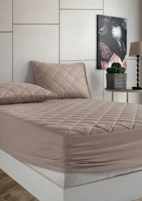 Matrasbeschermer, Waterdicht, 100% Katoen, Beige, Fitted, Huis en Inrichting, Slaapkamer | Beddengoed, Nieuw, Hoeslaken of Sloop